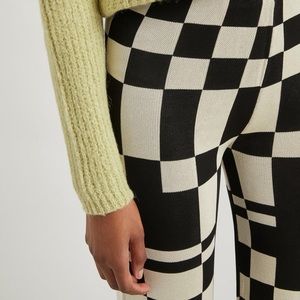 Paloma Wool Puerto Pant Black Checkered